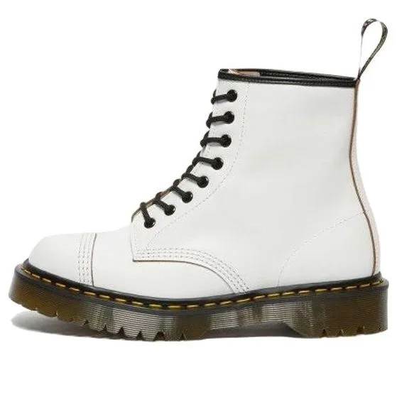 Кроссовки Dr. Martens 1460 Bex Made in England Toe Cap Lace Up Boots 'White', белый