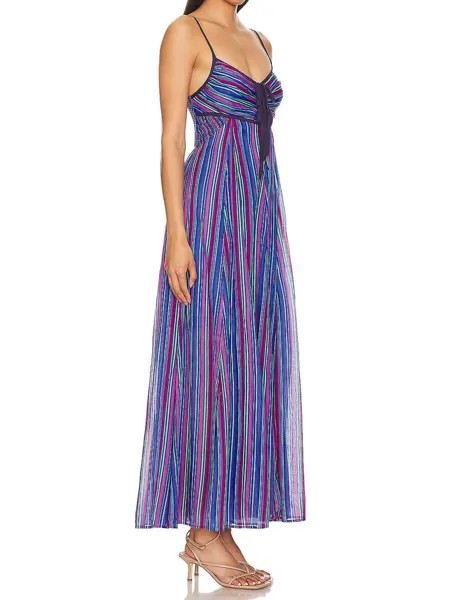 Платье макси цвета морской волны Dream Weaver Free People