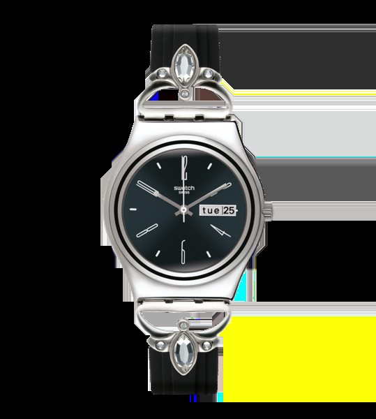 Наручные часы женские Swatch YLS710G черные