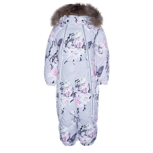 Пуховый комбинезон зимний Huppa Beata 1 31930155-91820 91820, white pattern, размер 68
