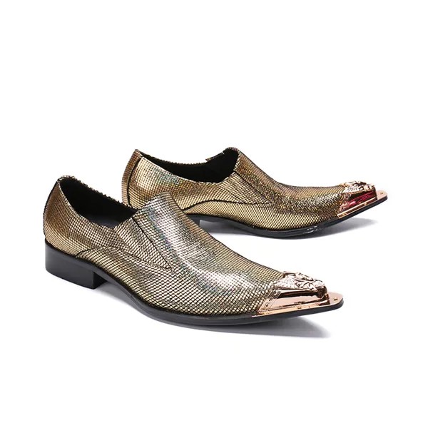 Мужские Роскошные брендовые Лоферы 2018, золотые лакированные кожаные туфли для выпускного, итальянская обувь для мужчин, Крокодиловая Кожа