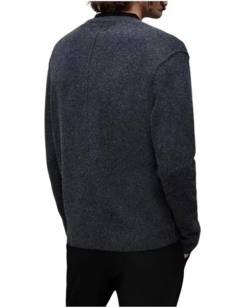 Свитер AllSaints Statten Cardigan, цвет Cinder Black Marl