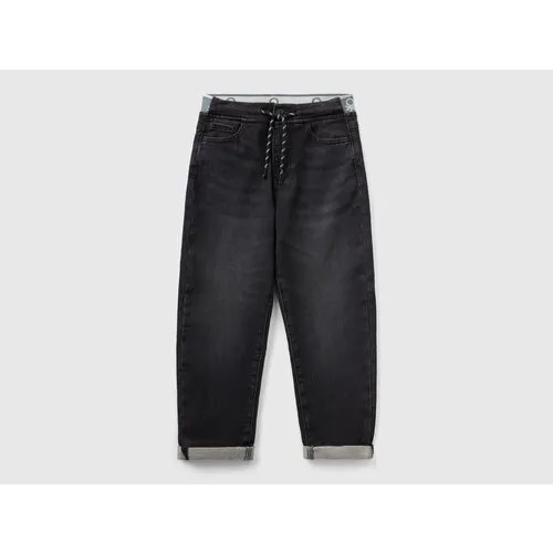 Джинсы  UNITED COLORS OF BENETTON, размер 140 (L), черный