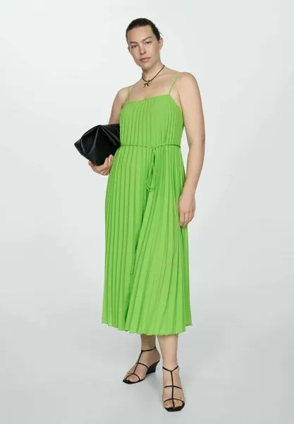 Летнее платье FORTUNY Mango, зеленый