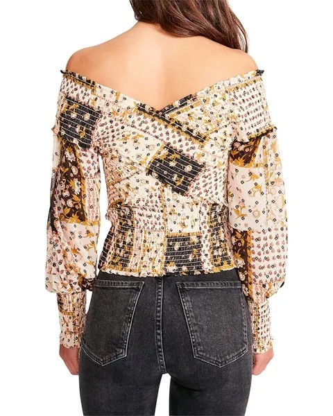 Топ Steve Madden Notice Me Top, цвет Antique Ivory