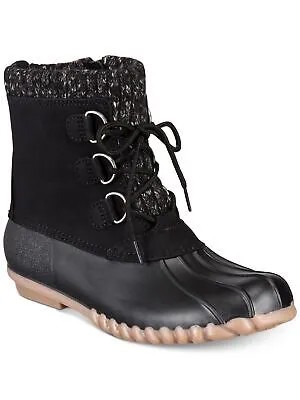 BARETRAPS Женские Черные Утепленные Ботинки Fabulous Round Toe Duck Boots 8 M