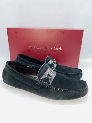 TO BOOT NEW YORK Мужские черные кожаные лоферы без шнуровки Harrelson Square Toe 7
