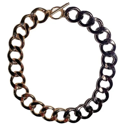 Колье Moon Paris, Ringo, с двухцветными звеньями, MR-22.03-070 золотистый
