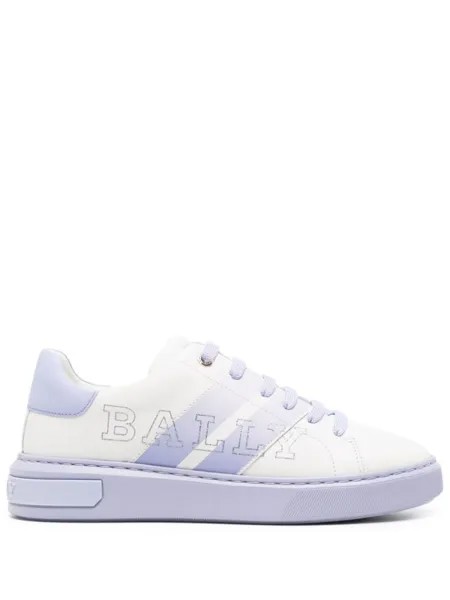 Bally кроссовки с логотипом, белый