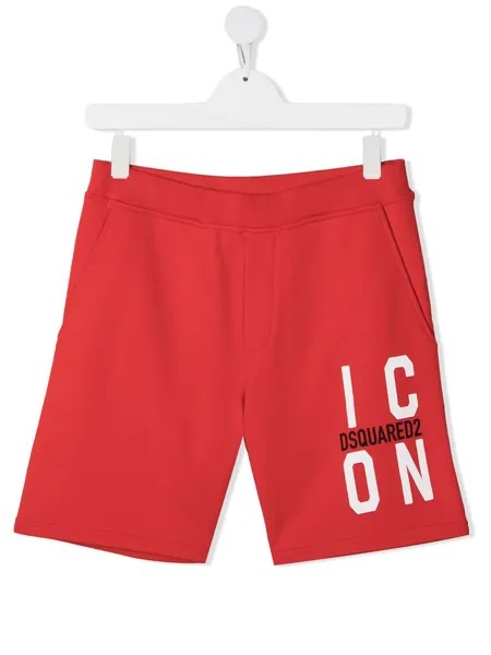 Dsquared2 Kids спортивные шорты Icon с логотипом