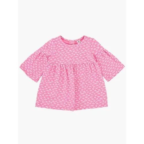 Туника Mini Maxi, хлопок, размер 104, розовый