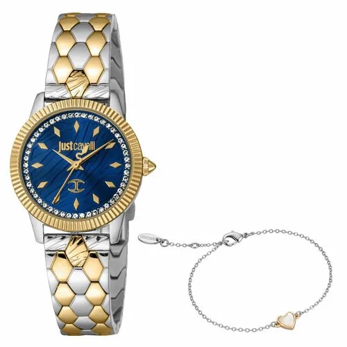 Наручные часы Just Cavalli, серебряный, синий