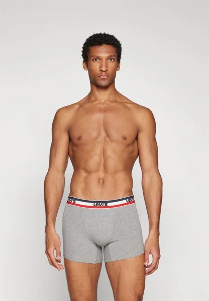 Трусы Men Logo Boxer Brief 3 Pack Levi's, черный