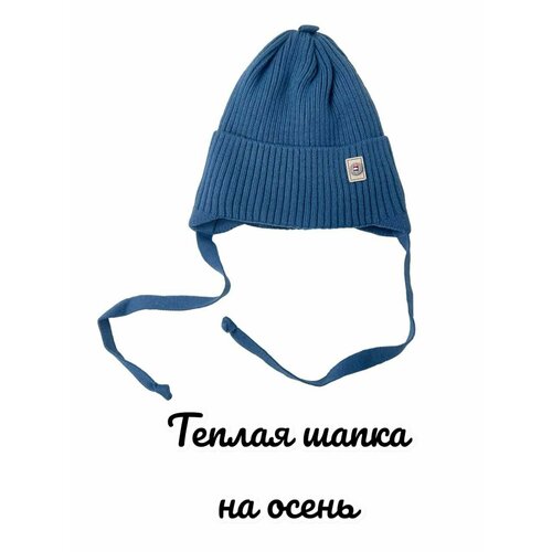 Шапка , размер 52/54, голубой