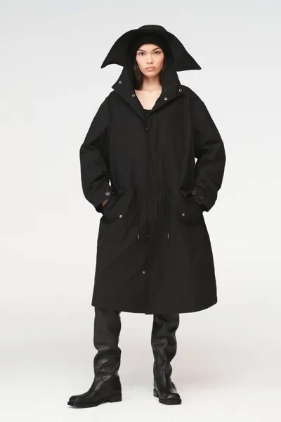 Парка оверсайз Стивена Майзела ZARA, черный
