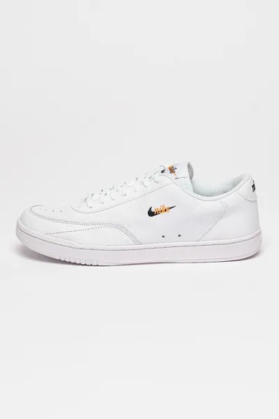 Туфли Court Vintage Premium из кожи и экокожи Nike, белый