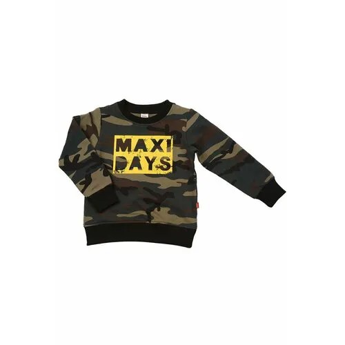 Свитшот Mini Maxi, размер 104, хаки