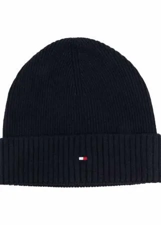 Tommy Hilfiger шапка бини в рубчик