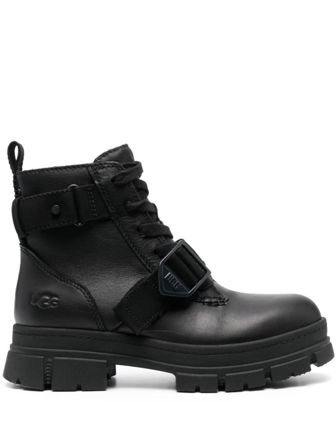 UGG ботинки Ashton на шнуровке, черный