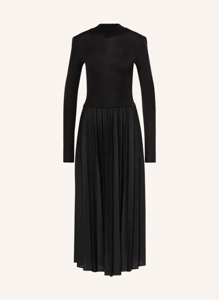 Платье из джерси со складками Claudie Pierlot, черный