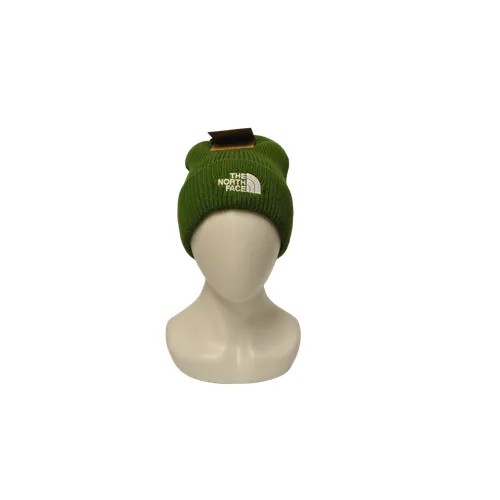 Шапка бини The North Face TNF cuffed beanie, размер 50/60, зеленый