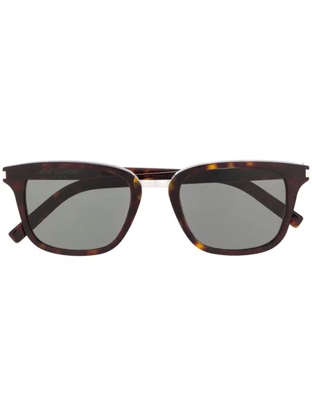 Saint Laurent Eyewear солнцезащитные очки SL341 в квадратной оправе