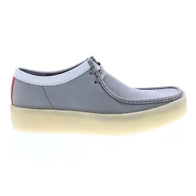 Clarks Wallabee Cup 26165538 Мужские серые оксфорды и туфли на шнуровке повседневная обувь