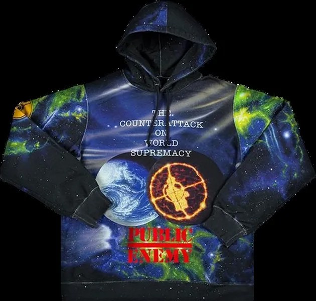 Толстовка Supreme x Undercover x Public Enemy Hooded Sweatshirt 'Multi', разноцветный