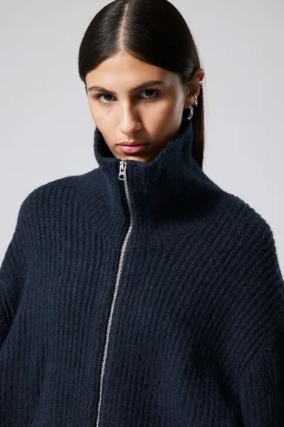 Кардиган на молнии bea H&M, синий