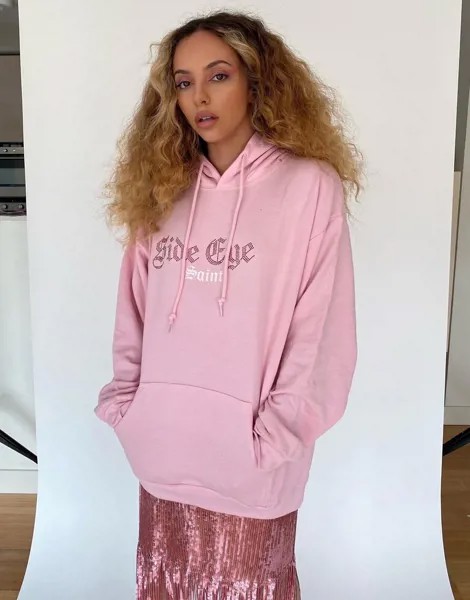 Худи свободного кроя от комплекта Skinnydip x Jade Thirlwall-Розовый цвет