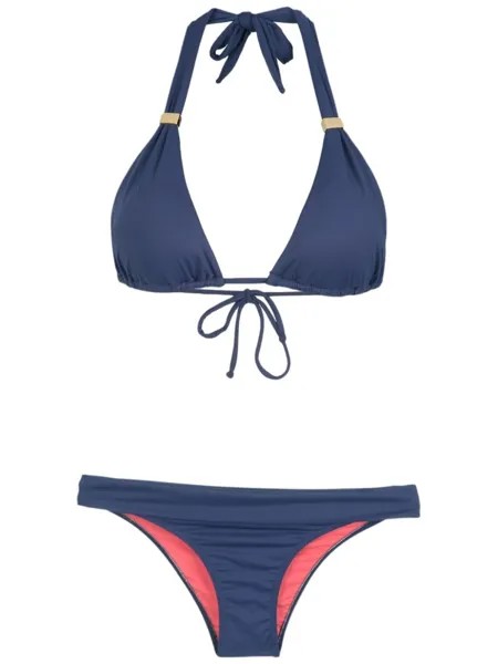 Brigitte triangle bikini set, зеленый