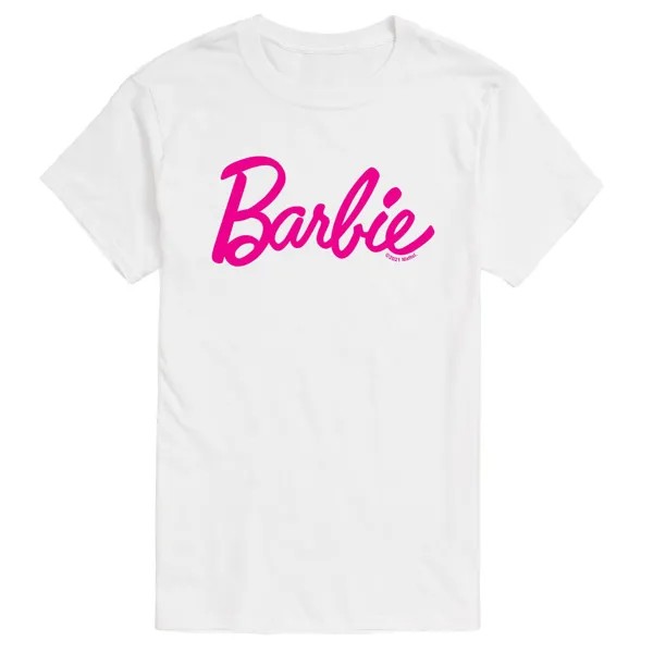 Классическая футболка с логотипом Big & Tall  Barbie, белый