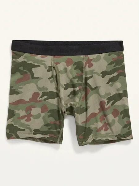 NWT Old Navy Мягкие трусы-боксеры с принтом Нижнее белье Army Green Camo Men M