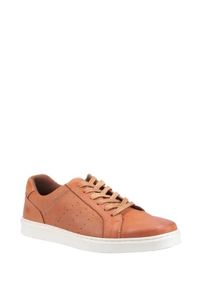 Кроссовки 'Mason' Smooth Leather Lace Trainers Hush Puppies, бежевый