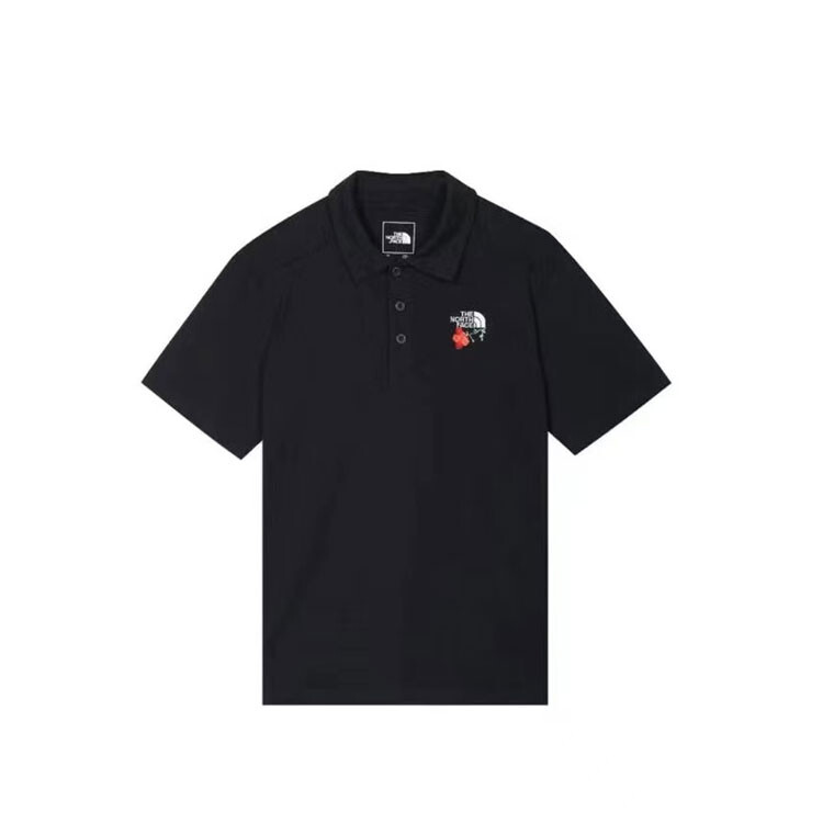 Рубашка поло мужская черная The North Face, черный