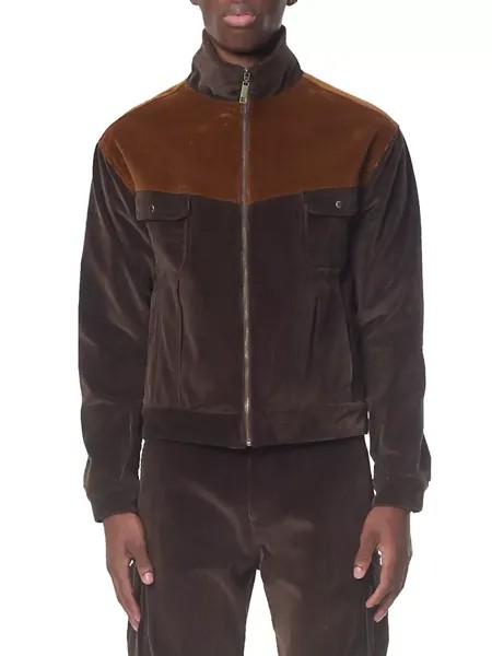 Вельветовая спортивная куртка Inicity Ahluwalia, коричневый