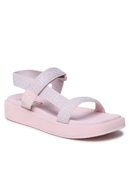 Сандалии женские HUGO BOSS Emma Strap Sandal-Wb 50493040 10249915 01 коричневые 39 EU