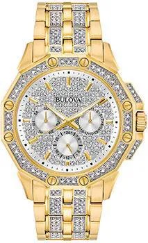 Японские наручные  мужские часы Bulova 98C126. Коллекция Octava