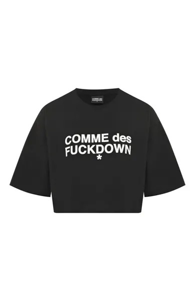 Хлопковая футболка Comme des Fuckdown