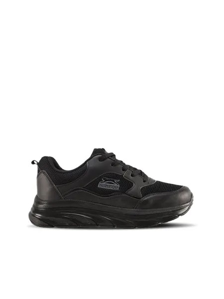 Женская спортивная обувь для активного отдыха на шнуровке с принтом SLAZENGER, новый черный