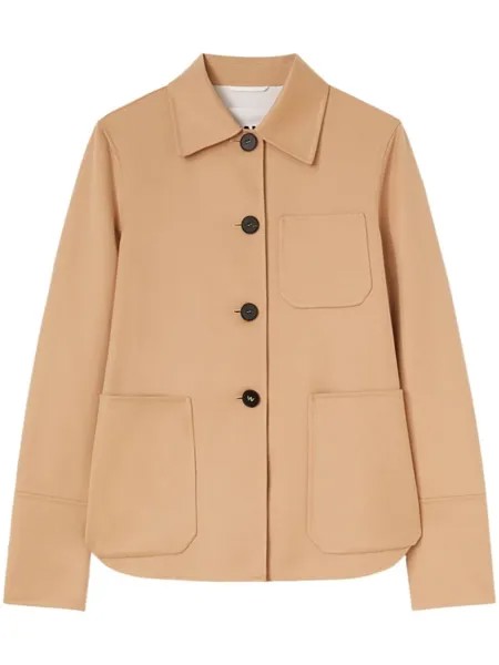 Jil Sander кашемировая куртка-рубашка, нейтральный цвет