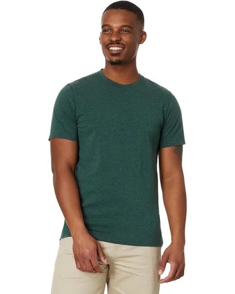 Рубашка L.L.Bean Comfort Stretch Pima Short Sleeve Tee Shirt, цвет Hunter Heather