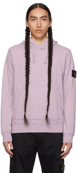 Толстовка Stone Island с фиолетовой нашивкой