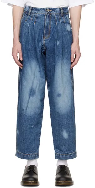 Синие джинсы со складками ADER error