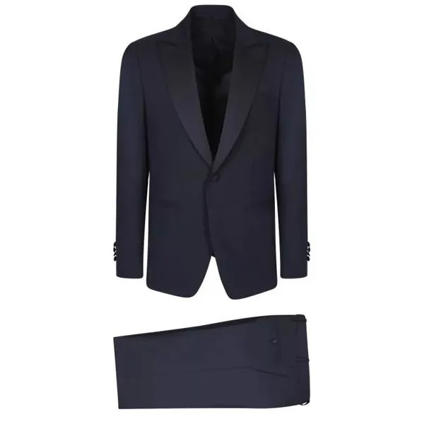 Костюм wool smoking Lardini, синий