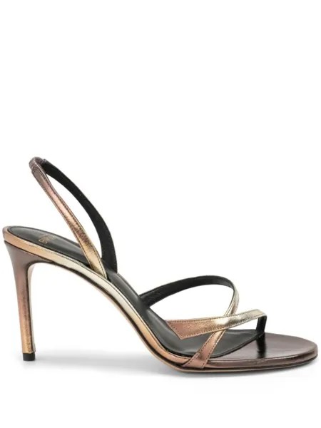 Босоножки Tita 85 с эффектом градиента Alexandre Birman, коричневый