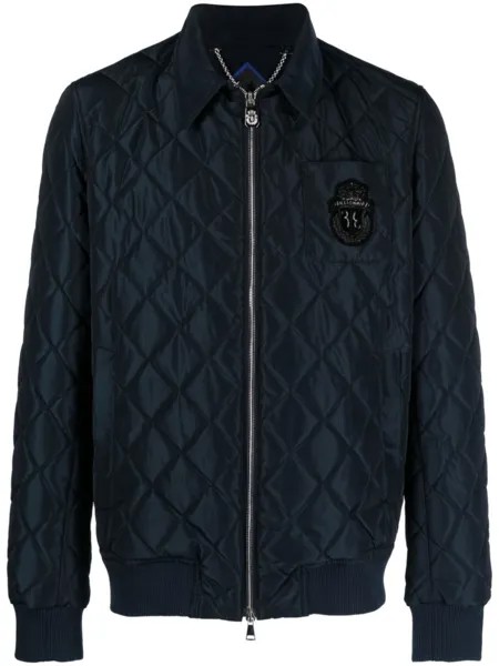 Billionaire cotton bomber jacket, синий
