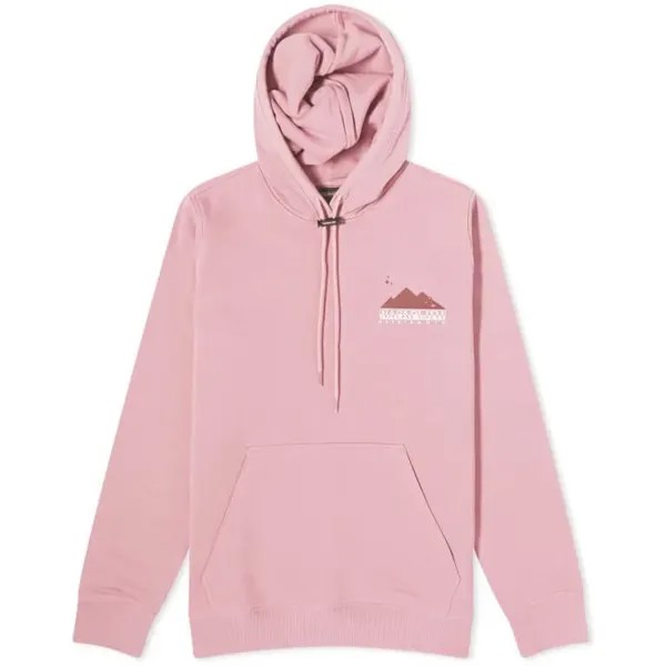 Napapijri Rope Logo Hoodie, pink foxglove