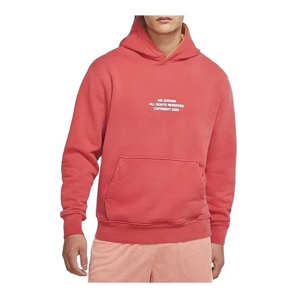 Толстовка Air Jordan Flight Heritage Fleece Pullover Hoodie 'Red', красный