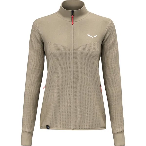 Женская куртка Puez Waffle Hyb PL Salewa, бежевый